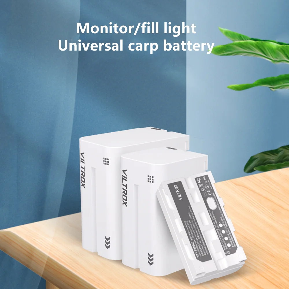 Viltrox大容量カメラバッテリー充電器キット、デュアル急速充電