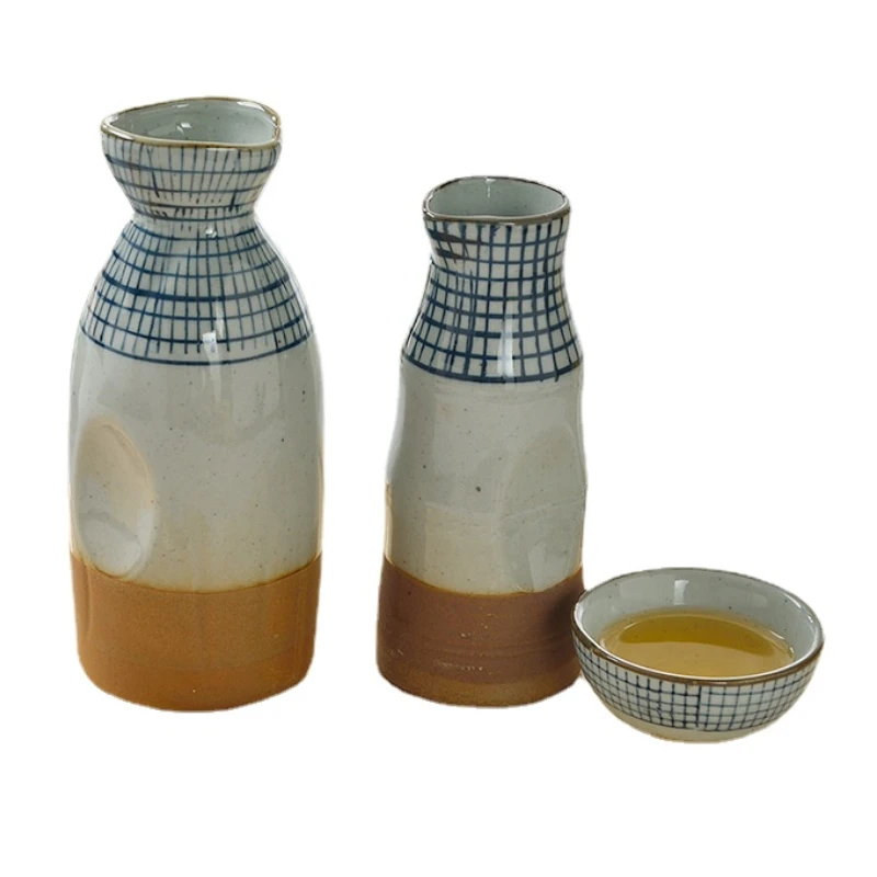 Description Picture 2 of itemFree Combination 40-300ml Hand-Painted Sake Rice Wine Shochu Decanter Shot Cup Family Restaurant Bar Drinkware Hip Flask