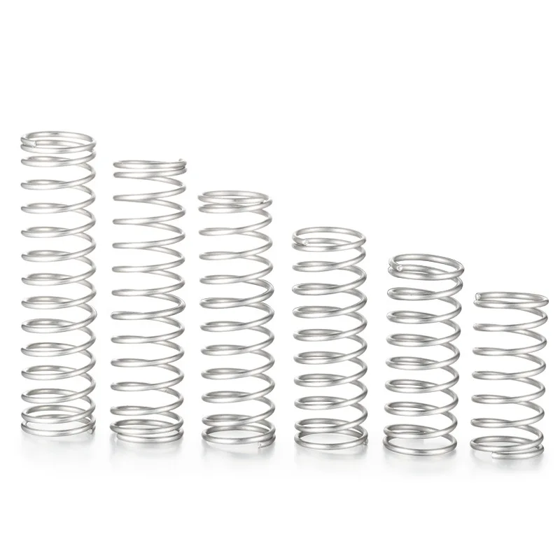 Compression Springs 10pcs Wire Diameter 0.3-0.8mm Stainless Steel Micro Small Compression Spring OD
