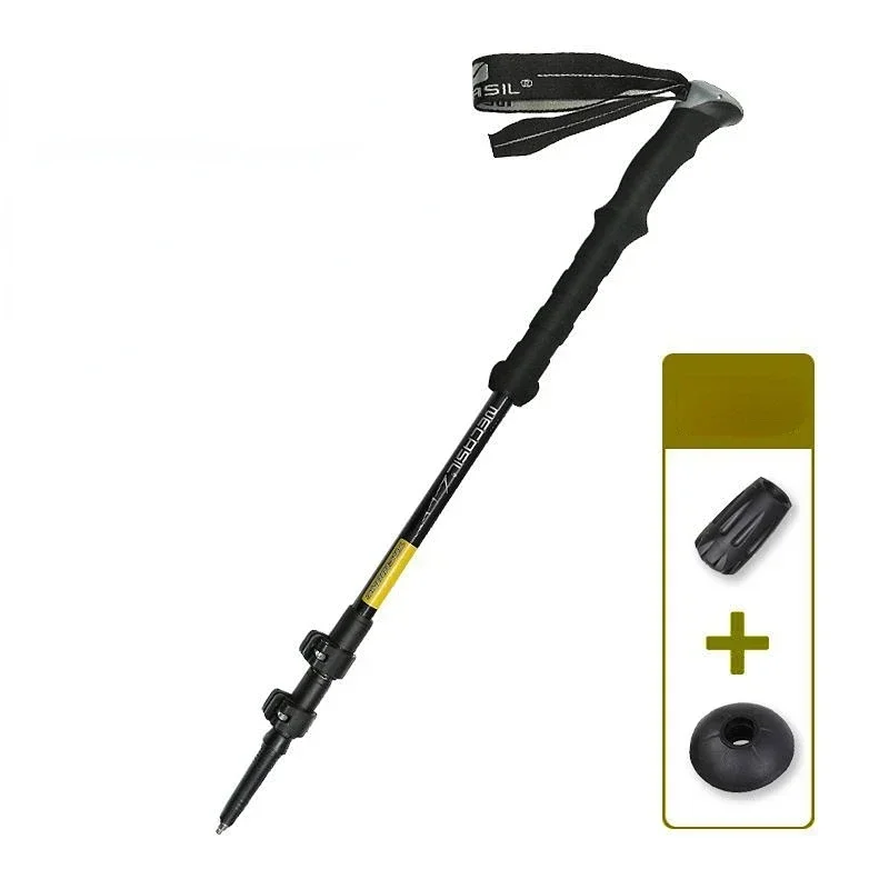 Nordic Walking Sticks Camping Hiking Ultralight Adjustable Telescopic Alpenstock Trekking Poles Climbing