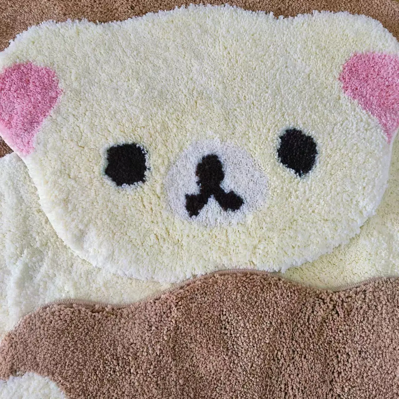 Kawaii Rilakkuma & Korilakkuma Tufted Cartoon Rug 3