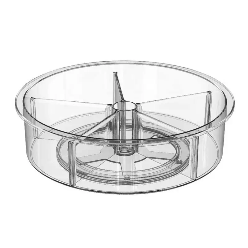 

Spinning Spice Tray Spice Container For Fridge Turntable Organizer 360 Rotating Spice Rack Kitchen Storage Organizer For