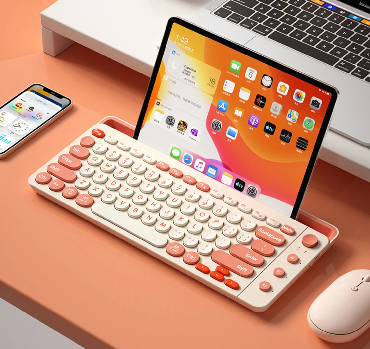 ipad telefone tablet slot para cartão teclado