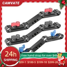 

CAMVATE Offset Z-Shape Clamp Mount Bracket With 15mm Double-Rod Clamp For DSLR Camera Shoulder Mount Rig 15mm Rod Support System