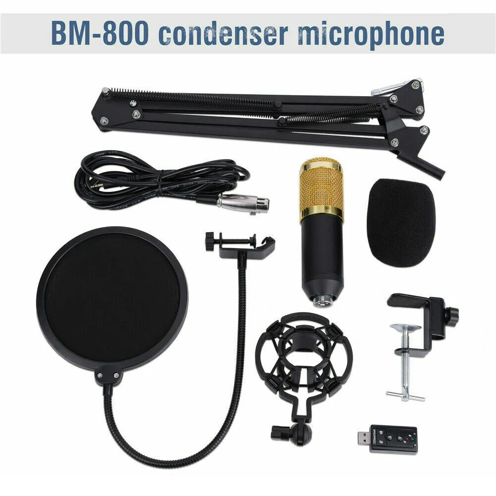 BM-800 전문 방송 스튜디오 마이크, 녹음 콘덴서, 컴퓨터용 마이크