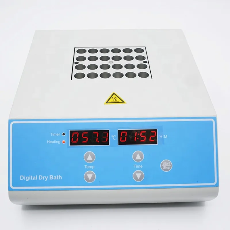 DH100-2 Laboratory PCR Sample Electric Heating Dry Bath High Temperature Thermostat Metal Block Heater Incubator with 2 Blocks