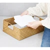 Handwoven Storage Basket Rattan Wicker Baskets Straw Weaving Organizer Sundries Storage Box Bread Picnic Basket Panier Rangement 1