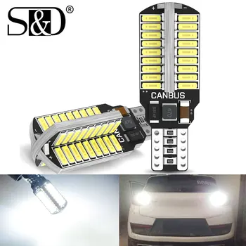 Canbus T15 W16W 921 912 T16 902 LED 전구, 매우 밝은 3000LM 자동차 후진등, 6000K 화이트 12V, 72 개 4014SMD, 2 개