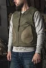 Rugged Bronson Wool Piled-Lined Vest Winter Mens Warm Waistcoat N-1D Deck Jacket 6