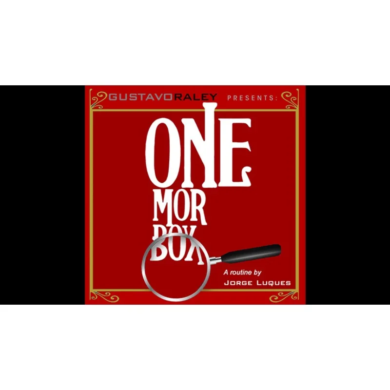 

ONE MORE BOX (Gimmicks and Online Instructions) by Gustavo Raley Stage / Parlor Performer Magic Tricks Beginner Magicians Props