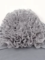 Hijabs avec dentelle et mousseline de soie pour femmes musulmanes, panhua, chapeau astronomique fin, enveloppement de la tête Islam, turban arrière, bande de sauna féminine, document solide 6