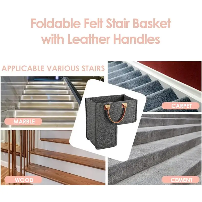 Stair Baskets For Wooden Stairs Folding Stairs Laundry Baskets Stair Storage Organizer Step Storage Laundry Basket Stair Step