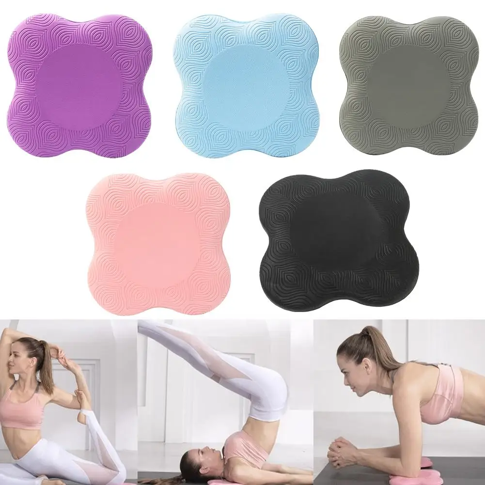 

Yoga Knee Pad Cushion Soft TPE Foam Pad Support Protective Pad For Elbow Leg Arm Balance Exercise Fitness Workout Yoga Mat Q0S6