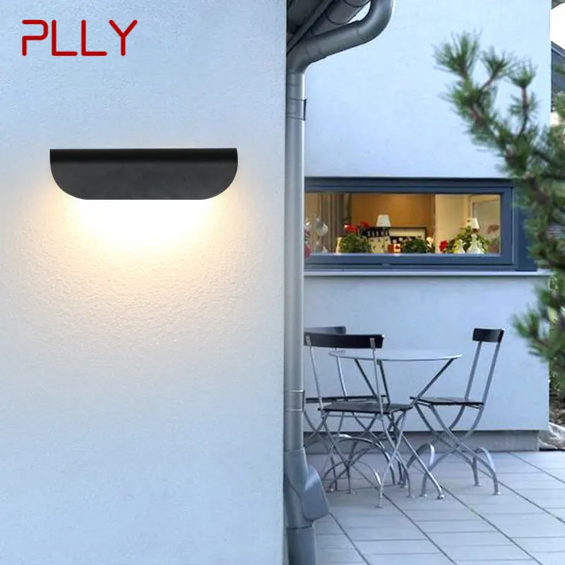 

PLLY Modern Wall Lamps Simple Black Style LED IP65 Waterproof Sconce Light For Outdoor and Indoor Balcony Stairs