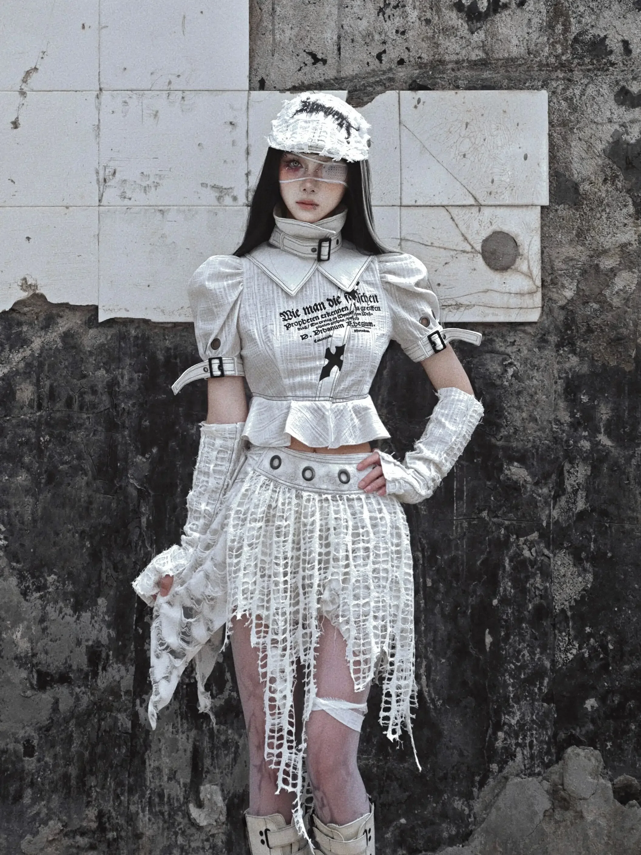 Blood Supply Original Madhouse Cotton Subculture Turtleneck Short