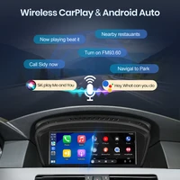 Junsun système Linux sans fil Carplay Android auto lecteur multimédia autoradio pour BMW série 3/5 E60 E61E62 E63 E90 E91 E92 E93 4
