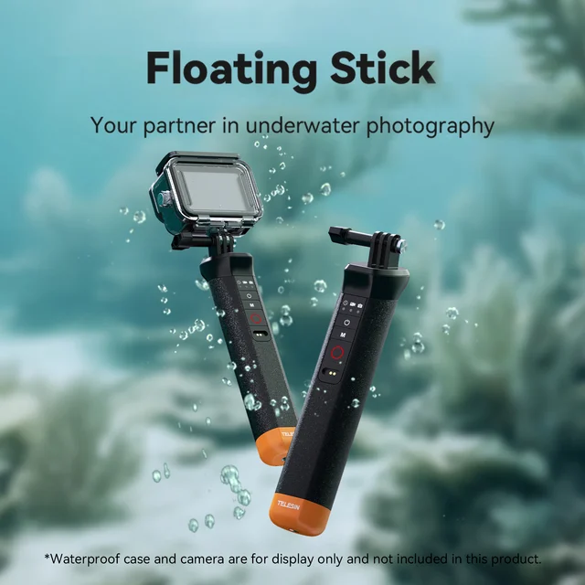 Telesin Selfie Stick Gopro TELESIN Floating Tripod Floating