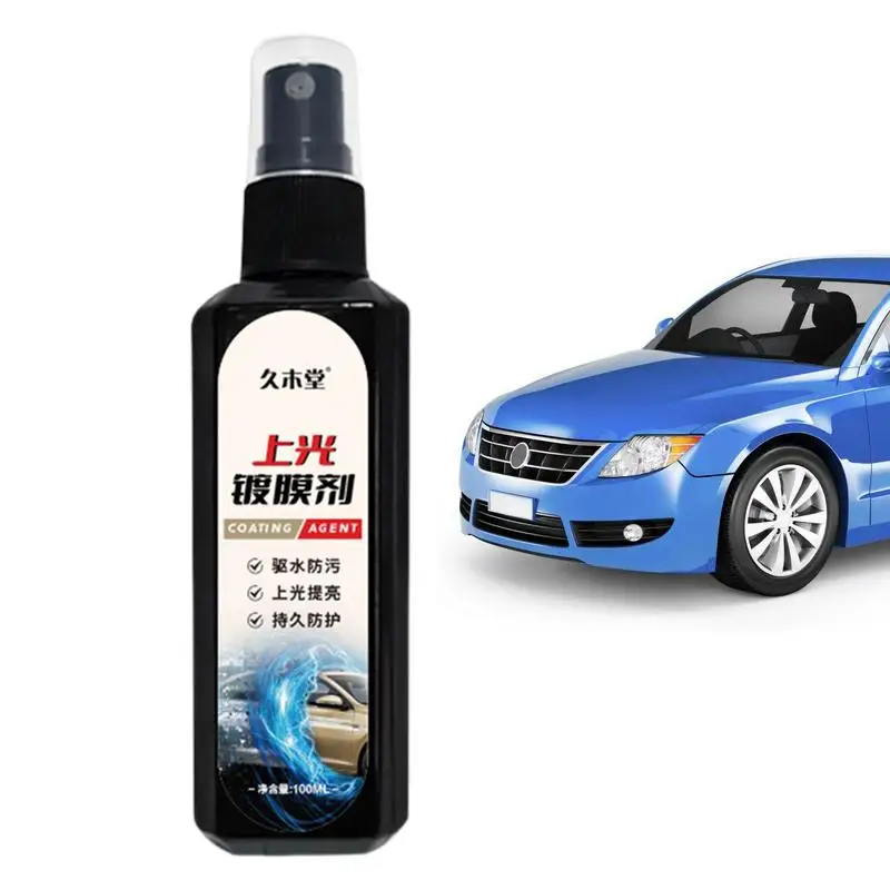 

Car Coating Spray | 100ml Automotive Paint Protective Crystal Plating Spray | Polish Coating Agent Protectant Spray for Motorcyc