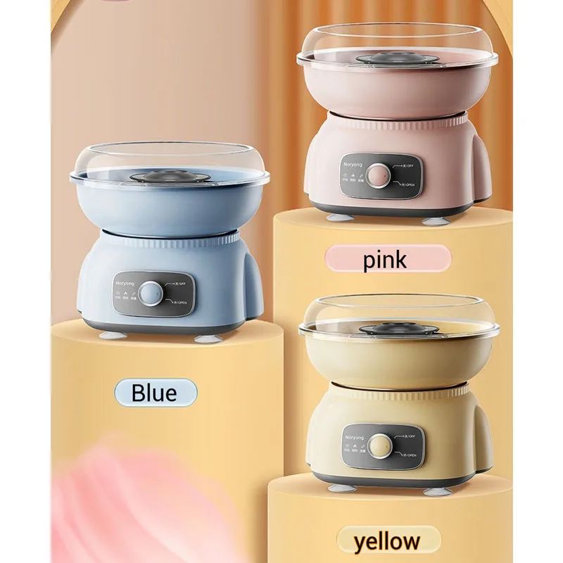 220V small household children's DIY cotton candy machine food grade PP material low-noise cotton candy maker 6