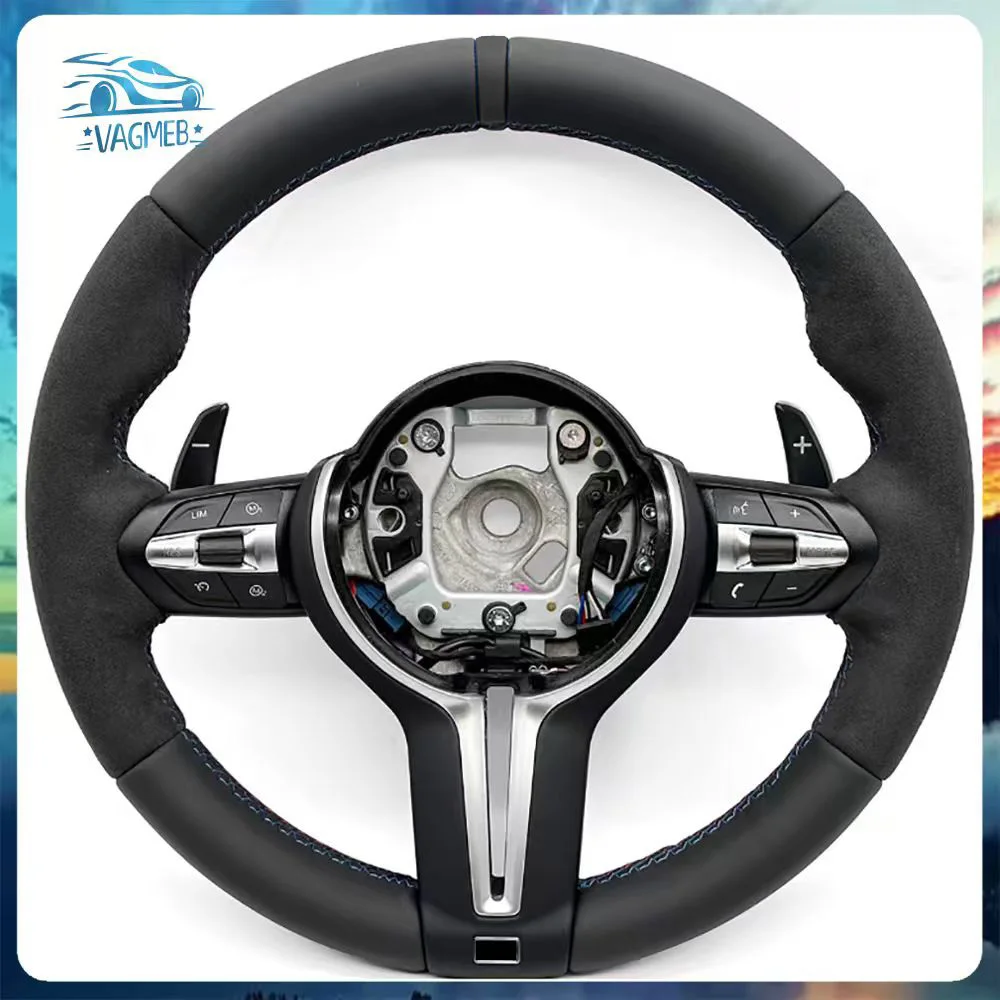 BMW M3 M5 F01 F06 F07 F10 F11 F12 F13 F20 F21 F22 F25 F30 F31F32 F33 F34 F36 하프 알칸타라 M 스티어링 휠 어셈블리