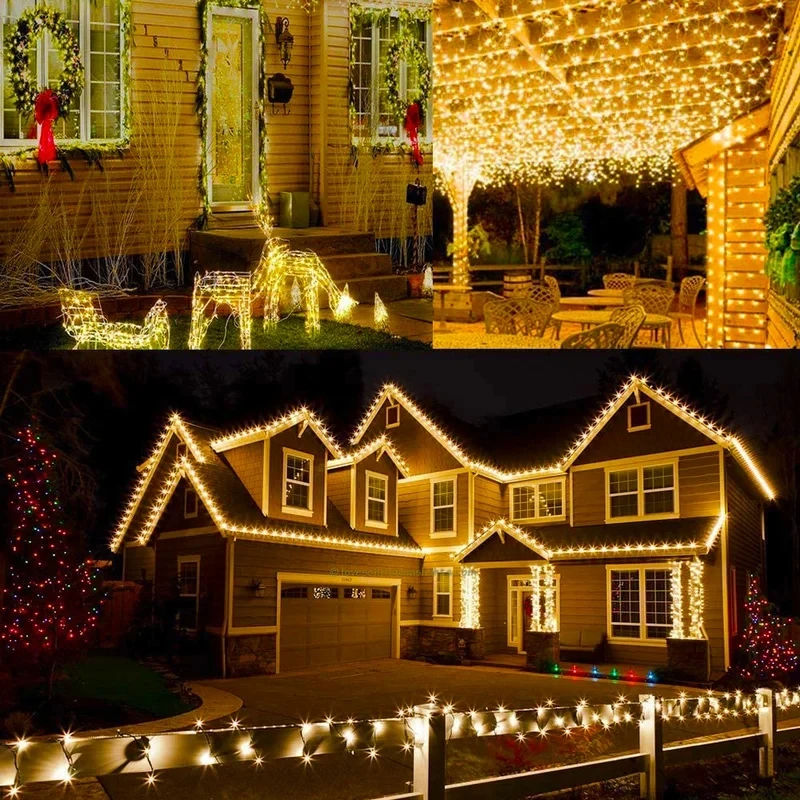 LED Outdoor Solar Lamp String Lights Fairy Holiday Wedding Party Garland 5/10/20/30M Solar Garden Waterproof for Home Led Decor solar lights solar fairy lights solar decoration light