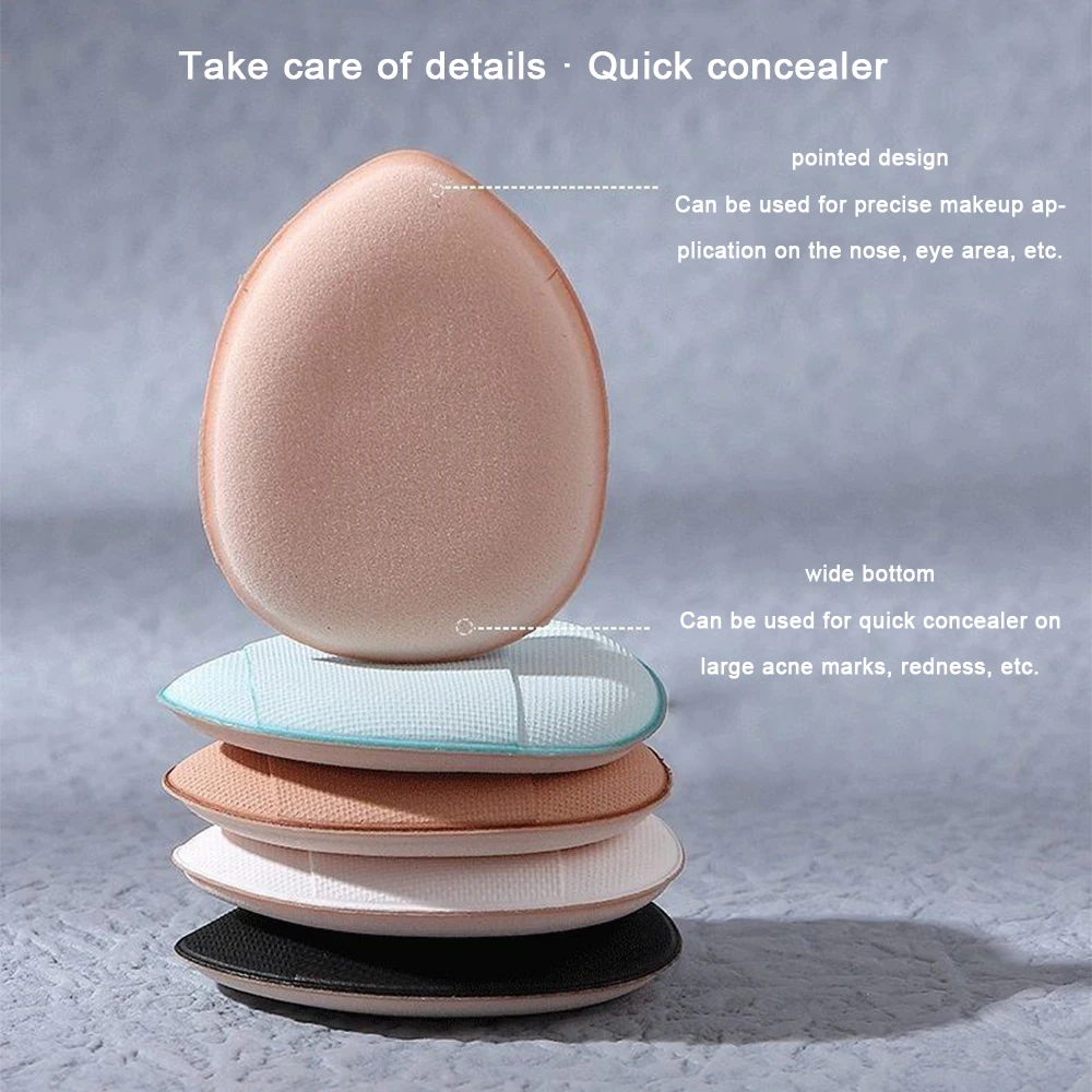 Finger Size Powder Puff Mini Makeup Puff Soft Water Drop Makeup Sponges For  Foundation Concealer Cosmetic Foundation Sponge Mineral Powder Wet Dry  Makeup Tool - Temu