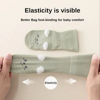 2 Pairs Lot Cartoon Newborn Floor Foot Warm Stuff Cotton Socks Children's Anti-slip Spring and Autumn Cute Boy Baby Toddler Gift 4