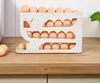 Automatic Rolling Egg Storage Box for Kitchen Refrigerator Holds 30 Egg Boxes Refrigerator Side Door Egg Preservation 3