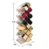 Acrylic Lipstick Holder Organizer 9/16 Slots Clear Lip Gloss Fish Shape Tower Case Display Stand Storage Box Makeup Cosmetic 6
