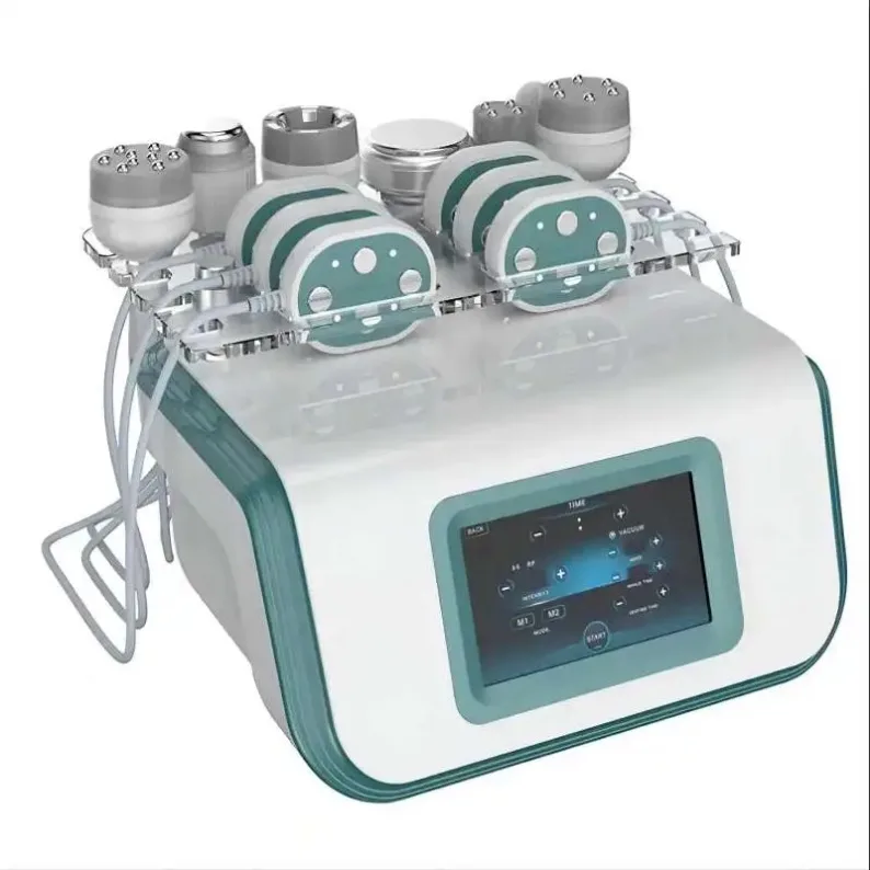 

8 In 1 40K R-F Cavitation Vacuum Slimming Device Massager Fat Burning Machine With Lipo Laser