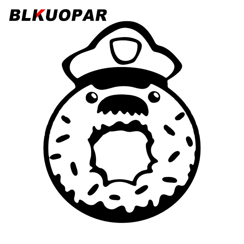 

BLKUOPAR полиция офицер пончик клиптоп креативная фотография Водонепроницаемая наклейка индивидуальный холодильник JDM автостайлинг
