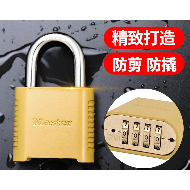 

Large 4-digit Password Padlock Household Waterproof Rust Rain Anti-theft Outdoor Door Lock Keyless Door Lock Door Lock