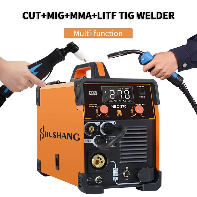 Portable Multifunctional Welding Machine CO2 MIG+MAG+no Gas MIG+MMA+CUT+LIFT-TIG Welding Machine 6 in 1 Multifunctional 2024 Hot 2