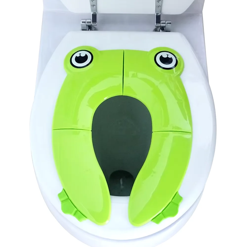 Description Picture 4 of itemFoldable Kids Toilet Seat Cover Mat Bathroom Toilet Pad Baby Toilet Training Seat Travel Potty Children Pot Seater Accessories