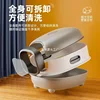 Fully Enclosed Cat Litter Box Large Size Anti Splash Deodorizing Antibacterial Toilet Tray For Indoor Cats Potty Cleaning Use 3