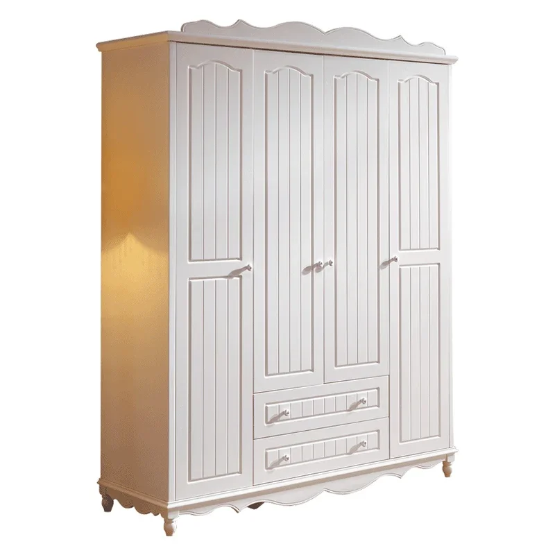 Children's furniture cabinet locker two-three-four door wardrobe household bedroom wardrobe