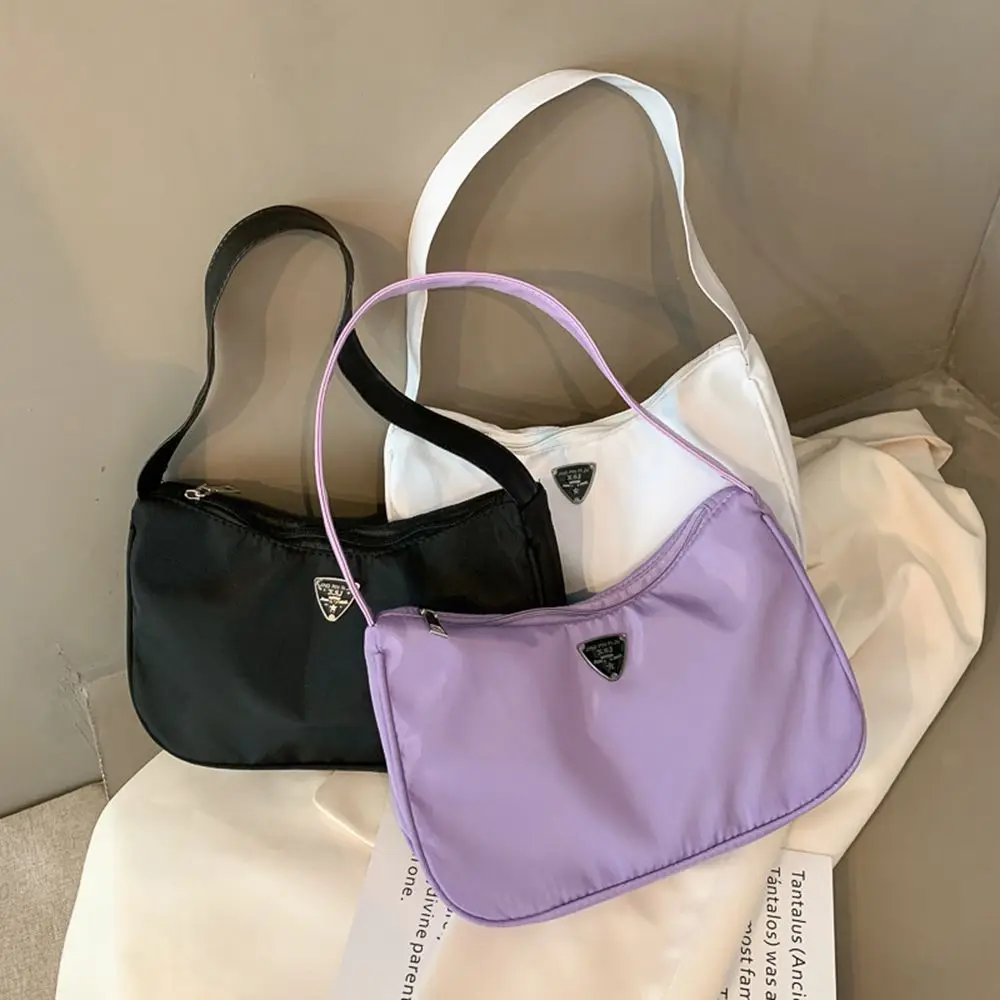 

Outdoor Female Solid color Underarm Wide Shoulder Strap Korean Style Handbag Very Peri Bag Single Shoulder Bag Messenger Bag