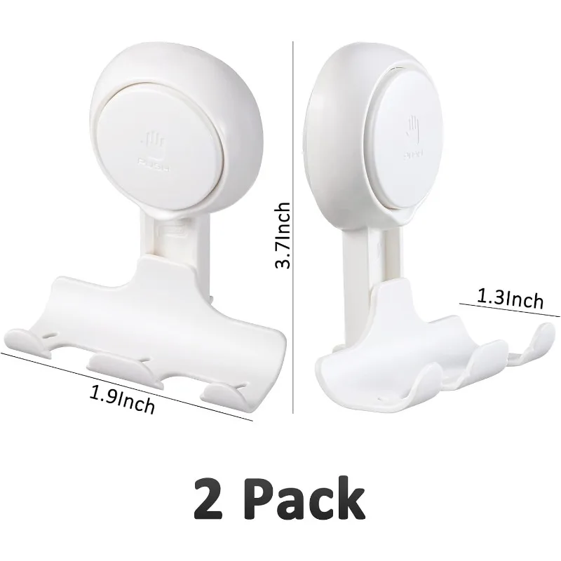 Suction Cup Hooks Powerful Vacuum Suction Hooks Removable and Reusable Shower Razor for Bathroom & Kitchen Shower