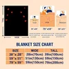1PC Throw Christmas Red Plaid Flannel Blanket Snowflakes Xmas Holiday Throw Soft Lightweight Decorative Blankets Throws Gifts 3