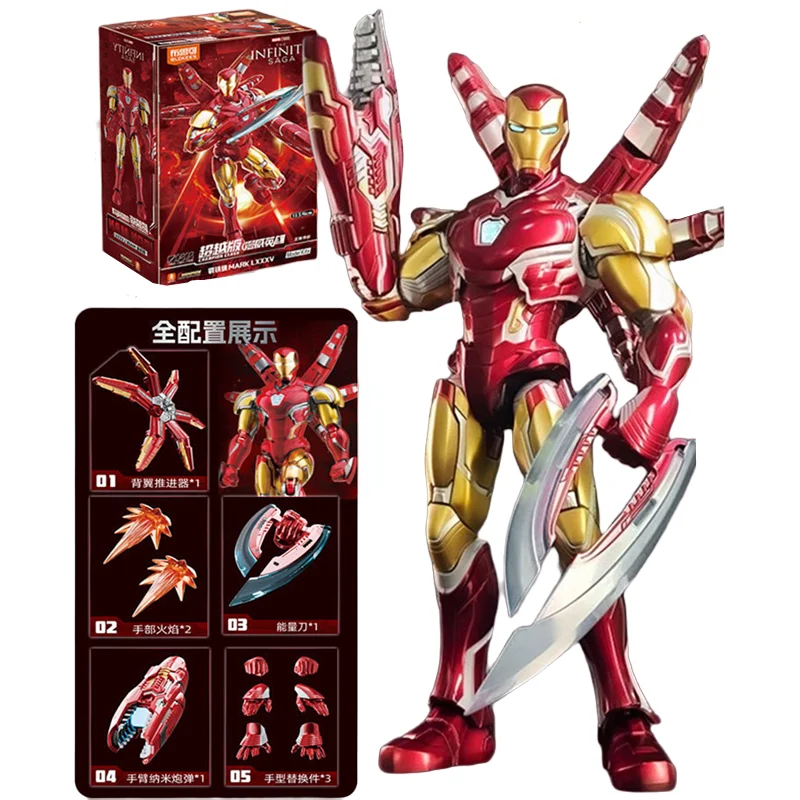 Original BLOKEES The Avengers Thor Iron Man Mk85 Captain America Tony Stark Anime Figure Model Building Blocks Toys Kids Gifts