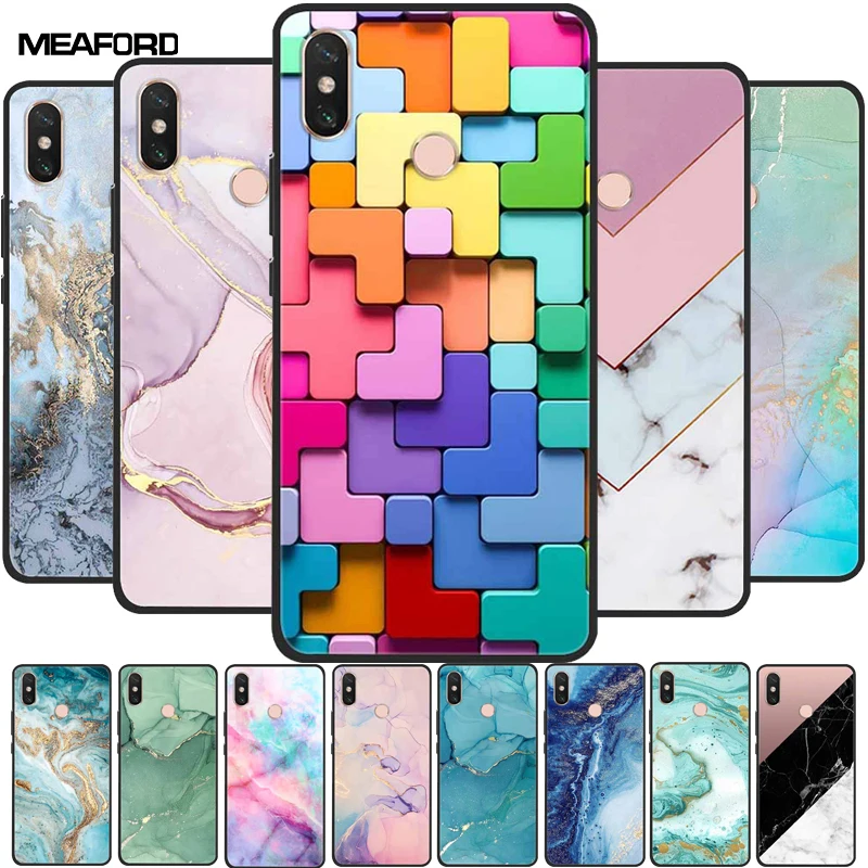 Premium Marble Soft TPU Silicone Shockproof Phone Case