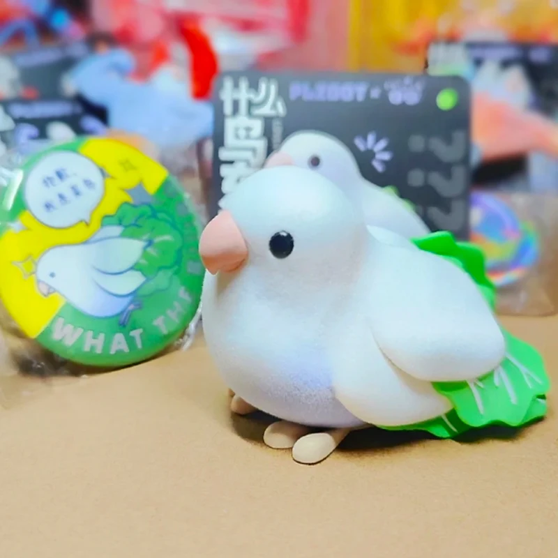 

What The Bird Series Kawaii Toys Doll Confirm Style Cute Anime Figure Desktop Ornaments Girl Gift Collection