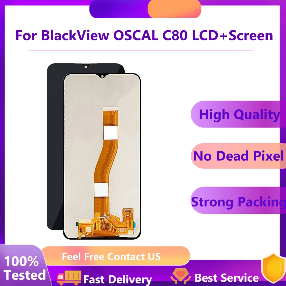 

6.5 inch New High quality LCD And Touch For BLACKVIEW OSCAL C80 LCD Display Front Touch LCD Screen Display Replacement