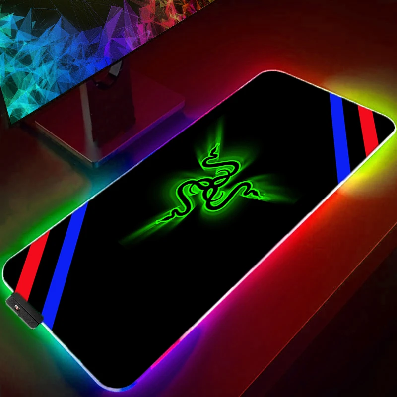 

Игровой коврик для мыши Razer, аксессуары для ПК, игровой коврик для мыши Rgb, настольный протектор, коврик для клавиатуры, коврик для подсветки