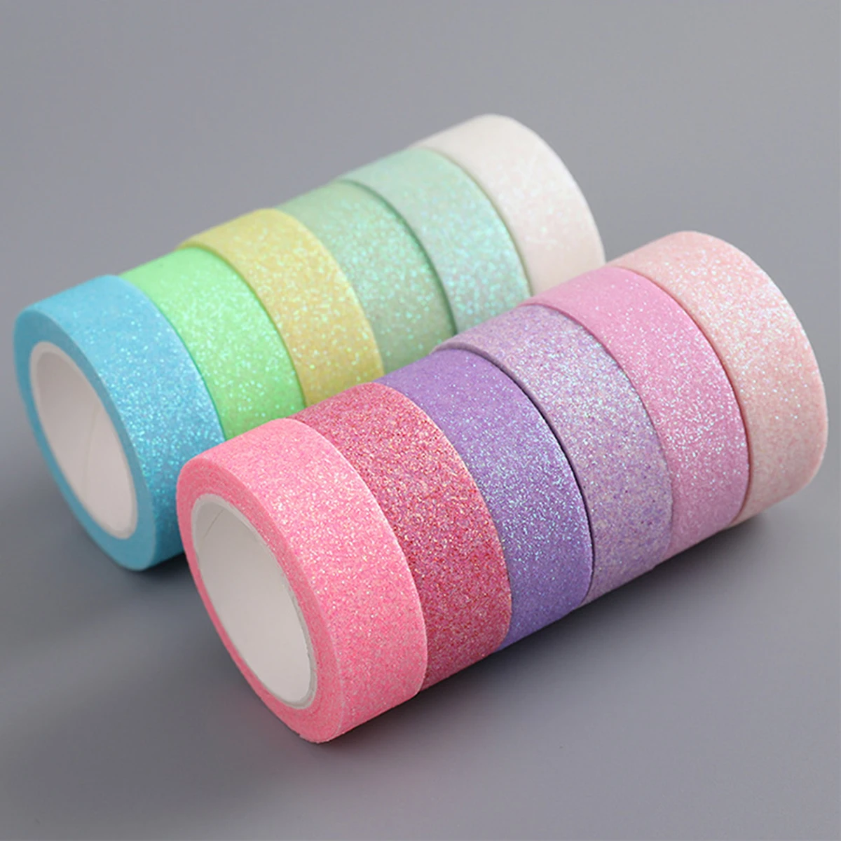 12 rolls/box of exquisite shiny dusting washi tape, DIY diary, scrapbook, photo album decoration tape, gifts for friends 4