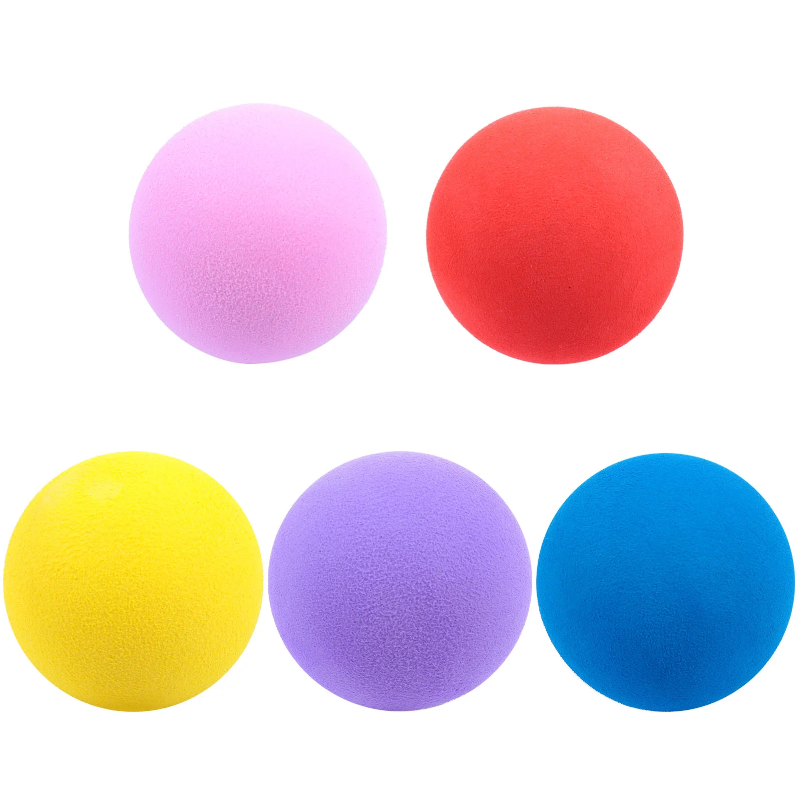 

5Pcs Practice Balls Elastic Balls Indoor Putting Outdoor Training Aid Balls 60mm