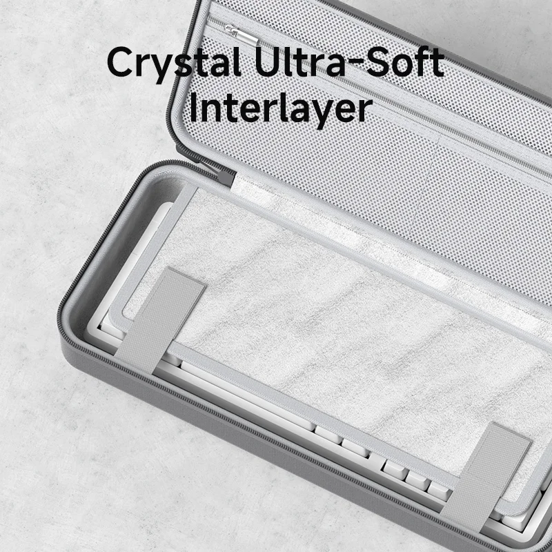 Hagibis Keyboard Portable Carrying Case 68/87 Keys EVA Travel Pouch Electronic Organizer Travel Case Bag Hardshell Shockproof