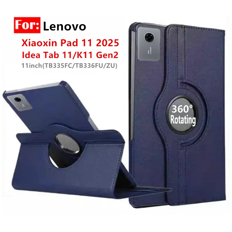 Premium Rotating Smart Flip Stand Leather Case
