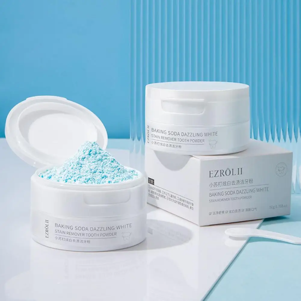 

50g Whitening Tooth Powder Gentle Safe Protect Gum White Teeth Care Powder Calculus Remover Powder for Women