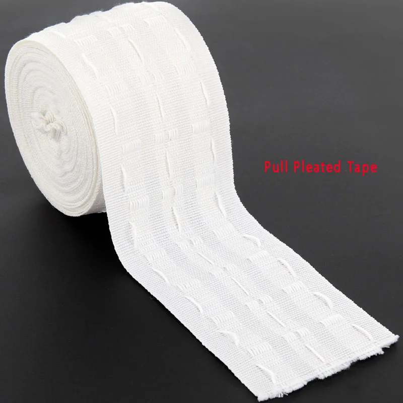 Curtain Accessories Cloth Belt For Curtains Eyelets Tape Rings Grommet Top Punching Hook Non Woven Curtain Pleat Tape CP101#30 curtain accessories
